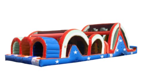 Liberty Run 3 Lane Obstacle Course Image